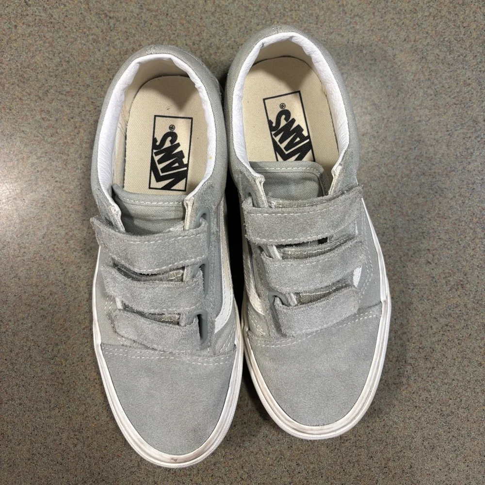 Vans Velcro Shoes Size 7 - Picture 2 of 5